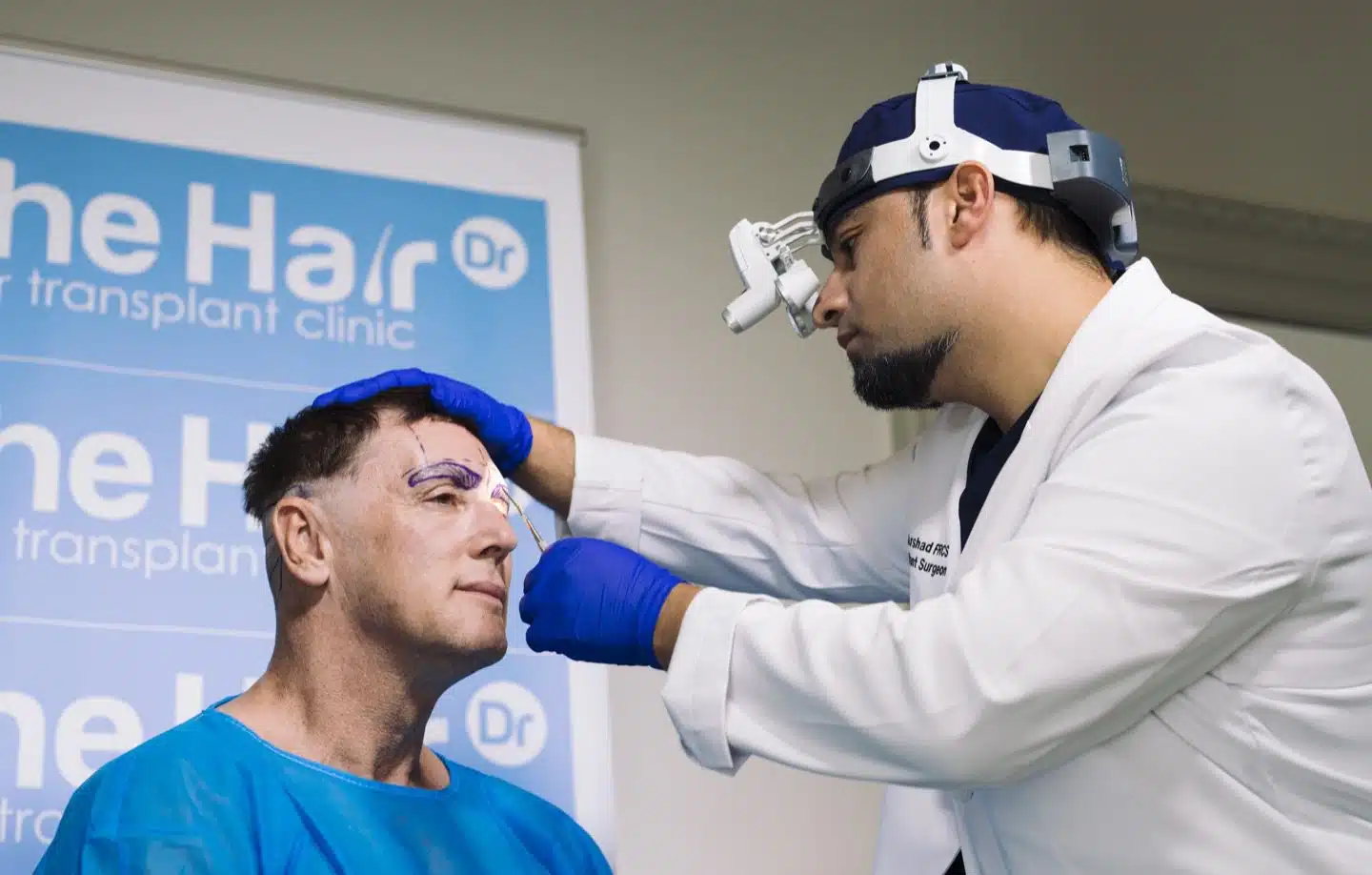 Hair transplant surgery process